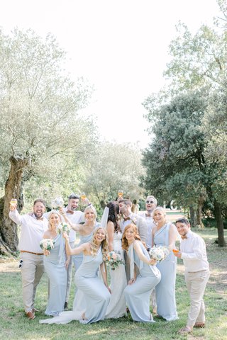 Wedding party at South of France chateau with Virginie Jones Photography Wedding party at South of France chateau with Virginie Jones Photography