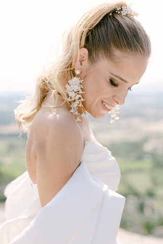 Editorial bridal portrait in South of France by Virginie Jones photography Editorial bridal portrait in South of France by Virginie Jones photography